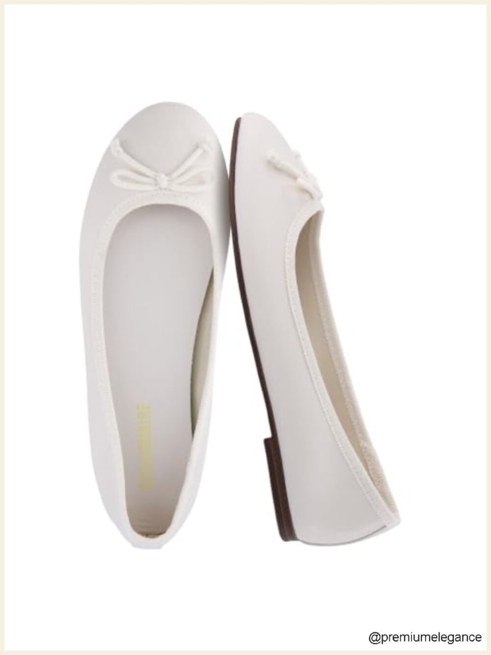 Memory Foam Ballet Flats, Round Toe Mary Jane with Bow Detail, Vegan Leather